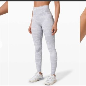 Lululemon white camo leggings
